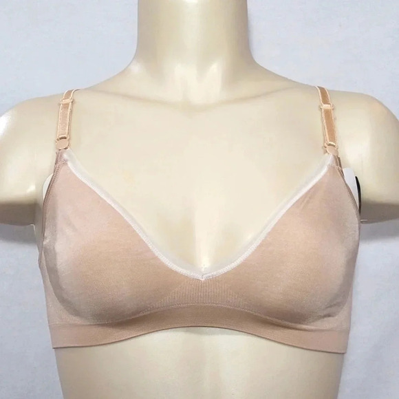 SMALL Hanes HCC2 ComfortFlex Seamless Wirefree Bra Nude‎ - Picture 1 of 4